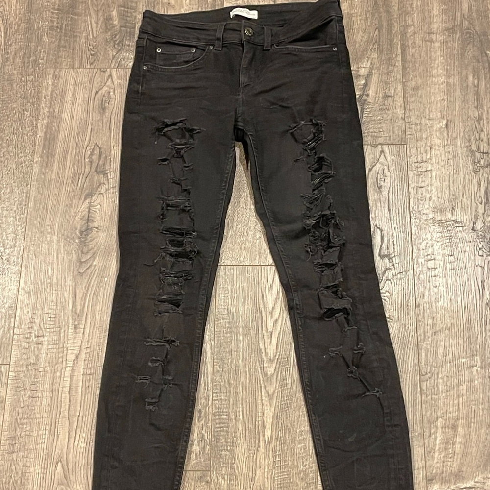 Distressed Zara jeans